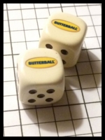 Dice : Dice - My Designs - Food Butterball Pair - Sept 2012